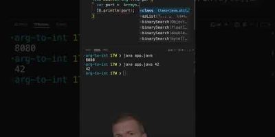 A Nicer Way to Parse main() Arg to an Integer? #java #shorts #coding #airhacks