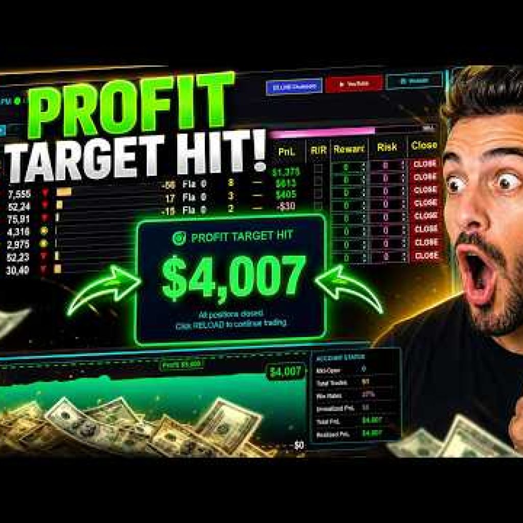 AI Trading Bot Hits $4,007 Profit Target LIVE!