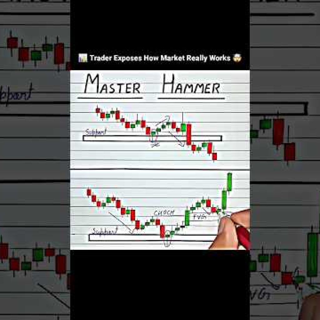 How To Trade Hammer Candle In Trading 📊 #trading #stockmarket #sharemarket #forex #crypto