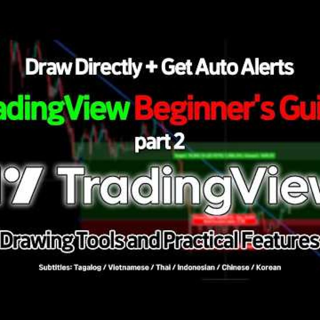 【Multi SUB】TradingView Beginner’s Guide – Part 2: Drawing Tools, Alerts & Workflow in 10 Minutes