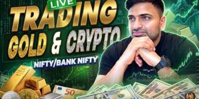 GOLD AND CRYPTO | Nifty/ Bank Nifty LIVE TRADING | Trading Bitcoin & Gold Live SonicBull