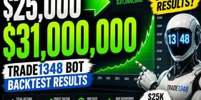 $25,000 ➜ $31,000,000? Trade1348 Day Trading Bot Backtest Results