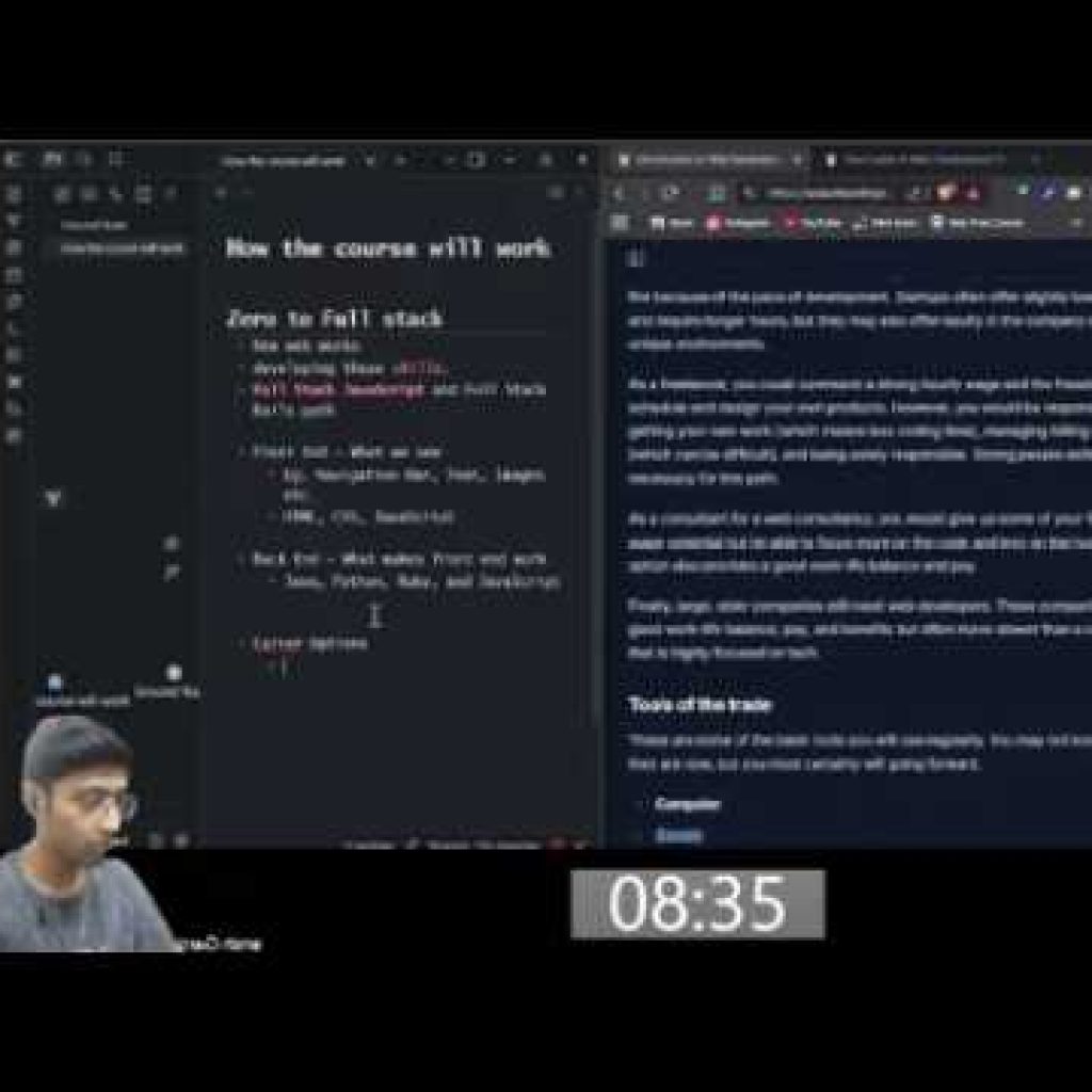 Day 1: Learning Web Development from the odin project.