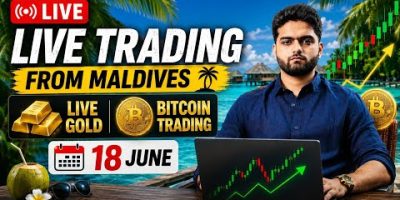 🔴 LIVE XAUUSD Gold & Bitcoin Trading From Maldives | 1 Min Scalping Strategy | Live Forex Trading 🚀