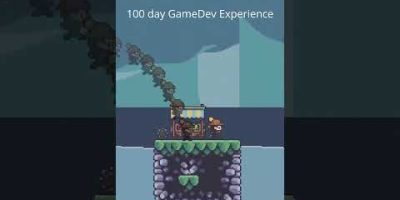 Day 1 vs Day 100 of Godot game development