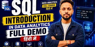 SQL Introduction in Data Analytics FULL DEMO in hindi | Data Analytics Full Course in hindi