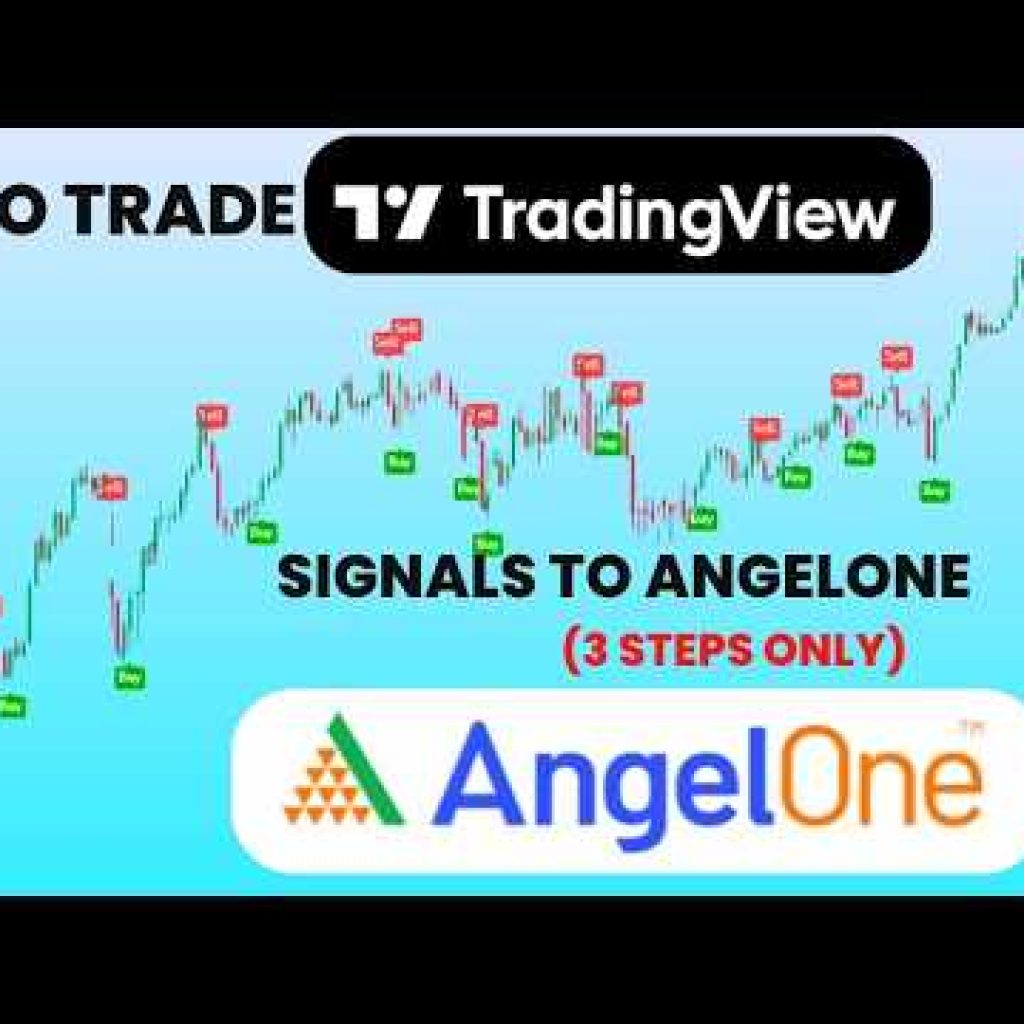 AngelOne में TradingView Indicators को Auto Trade कैसे करें? | Tradingview Strategies to Angel Algo