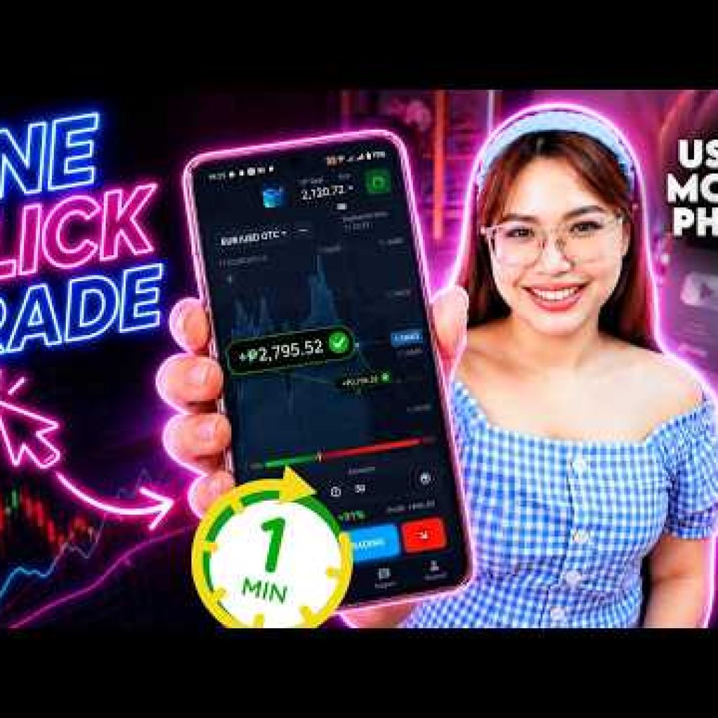 ONE-CLICK TRADE!! KUMITA AKO NG PROFIT IN 1 MINUTE | PHONE ONLY | Trading Robot for Quotex