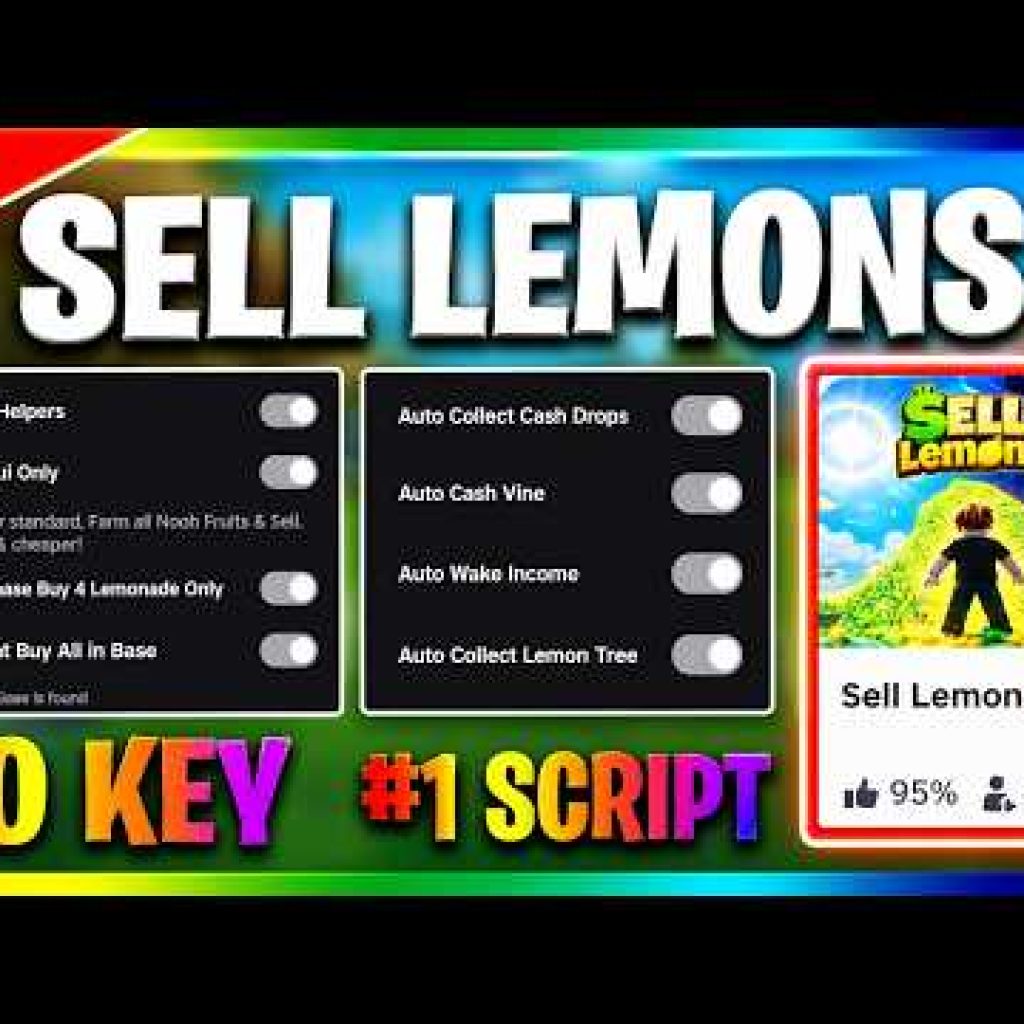 Sell Lemons Script *NO KEY* (Auto Farm, Auto Rebirth, Auto Phone)