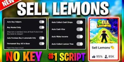 Sell Lemons Script *NO KEY* (Auto Farm, Auto Rebirth, Auto Phone)