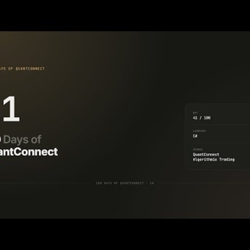 Day 41 — What is an Indicator | 100 Days of QuantConnect CSharp
