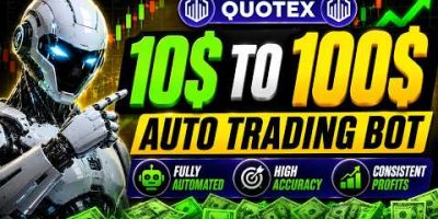 Quotex Auto Trading Bot For Free | 10$ to 100$ Compounding Test | Best Bot For Beginners
