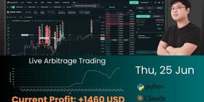 Coding an Arbitrage Bot with Claude AI – Trading Livestream 25 Jun 2026