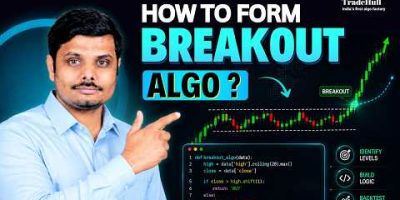How to Form Breakout Algo | Algo Trading Strategy in Python | Tradehull