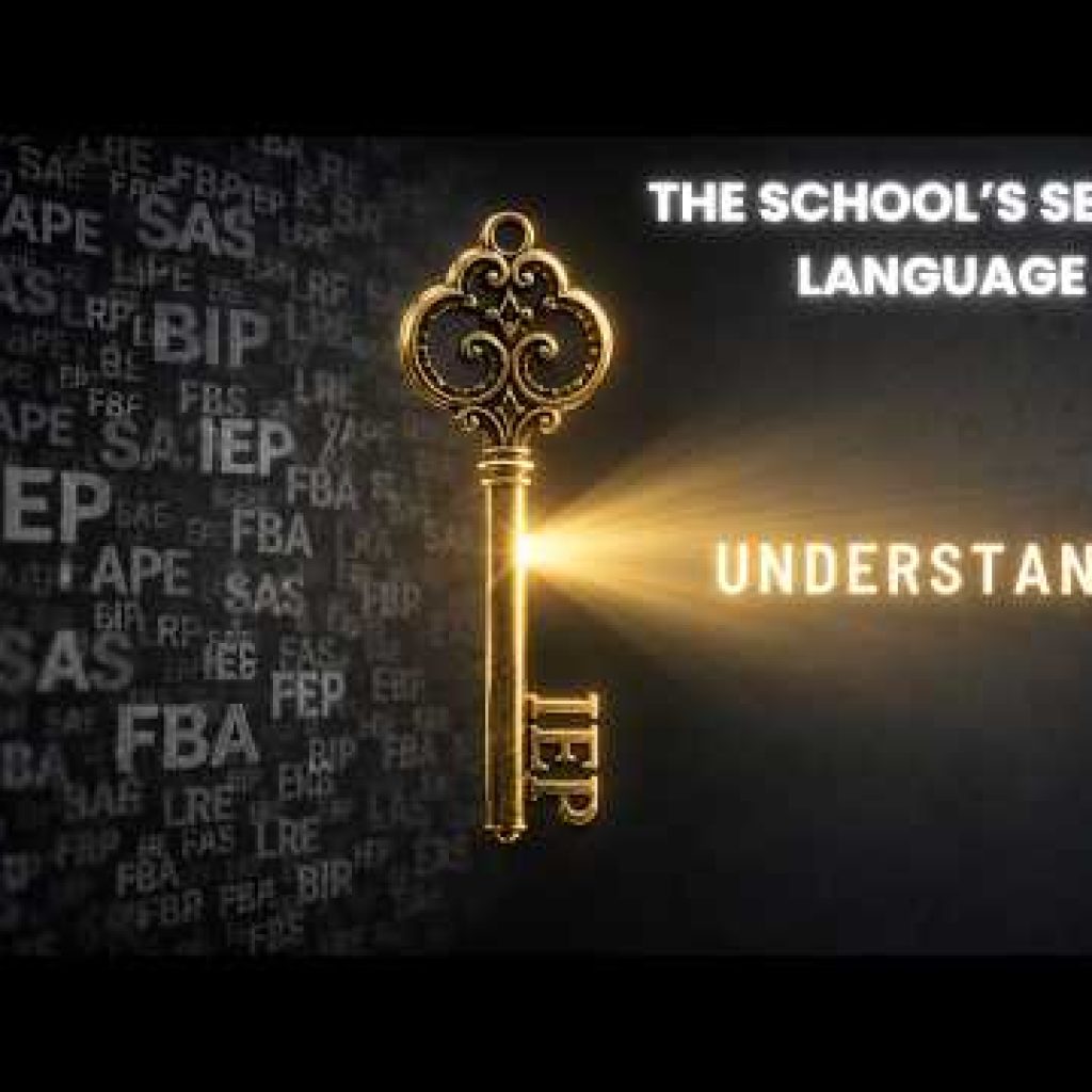 The School’s Secret Language (A Parent’s Guide to IEP Acronyms)