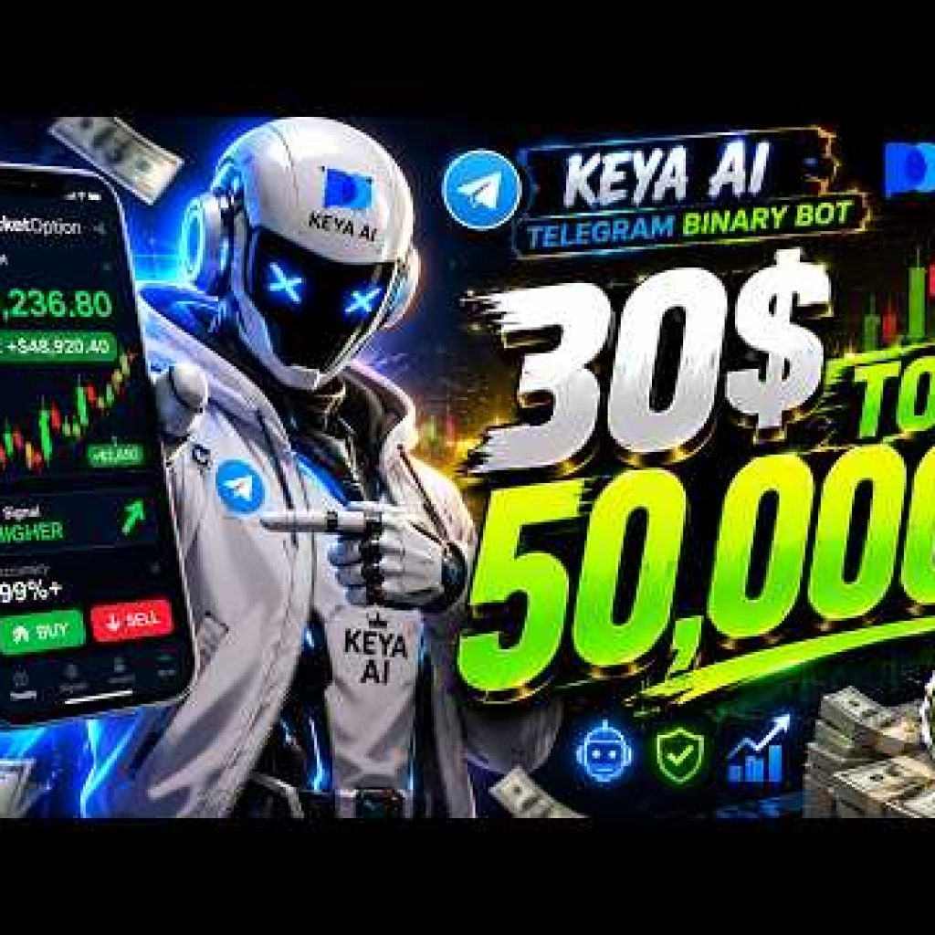 POCKET OPTION KEYA AI 🤖💎 THE MOST ADVANCED AI TRADING BOT 🎯101% ACCURACY 🚀,  WITH SMART SIGNALS 💰🔥
