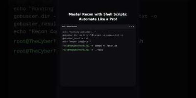 Automating Recon with Shell Scripts