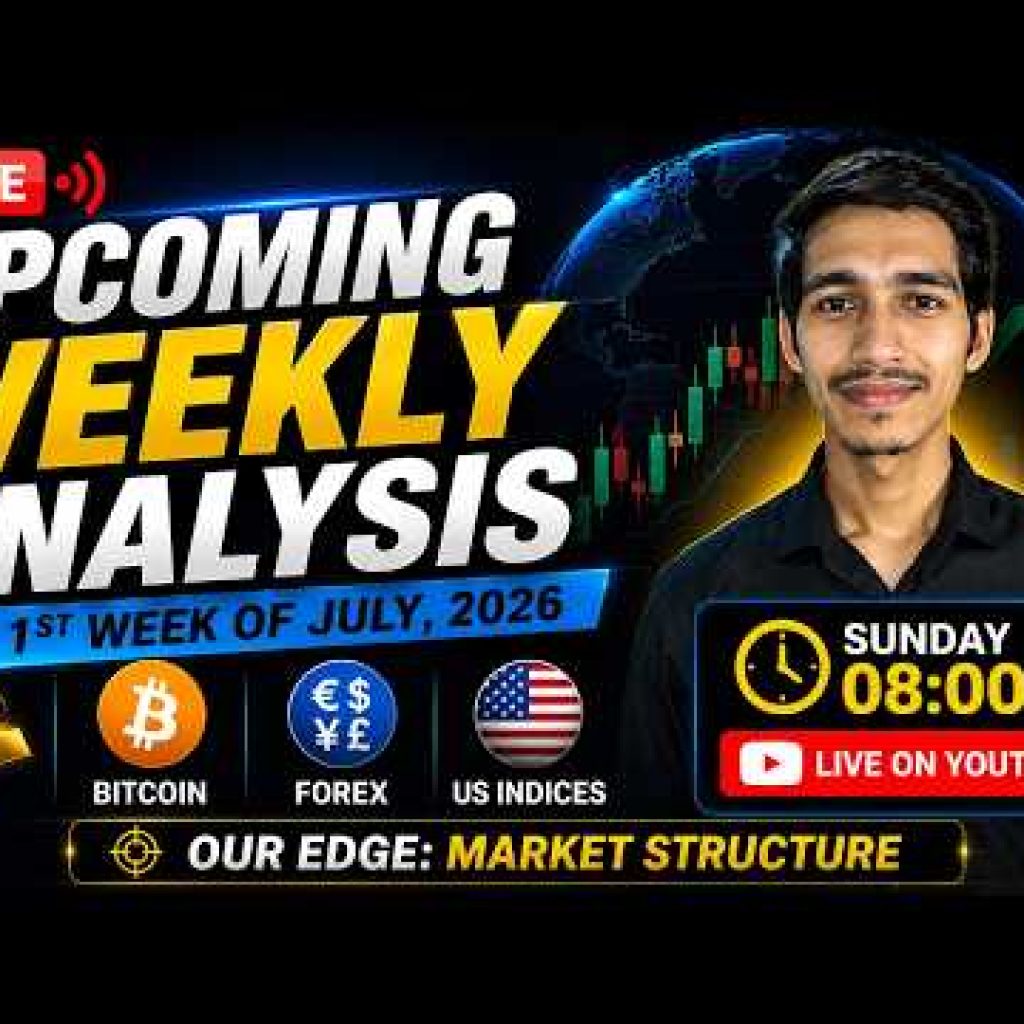 LIVE UPCOMING WEEKLY ANALYSIS | GOLD, FOREX, CRYPTO, US INDICES