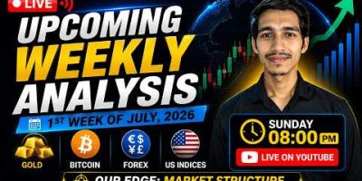 LIVE UPCOMING WEEKLY ANALYSIS | GOLD, FOREX, CRYPTO, US INDICES