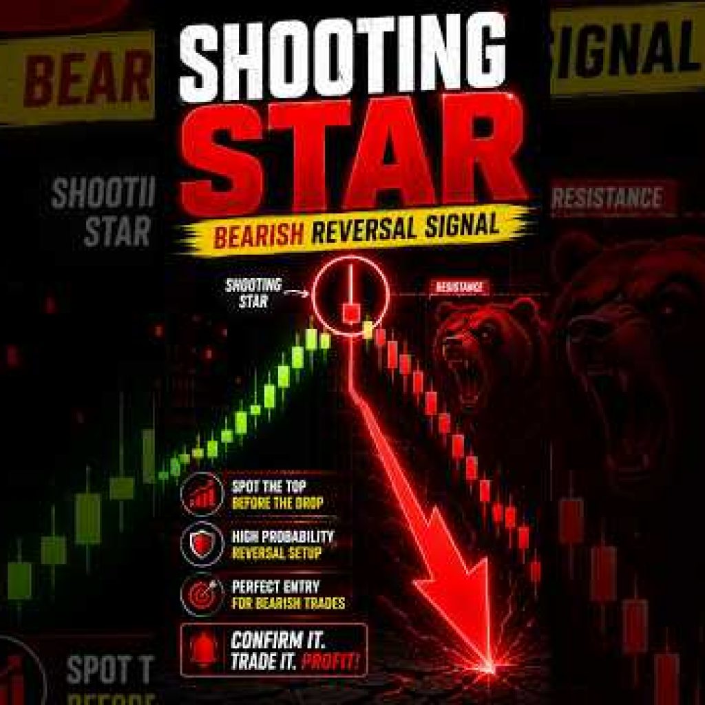 Shooting Star Pattern Explained | Bearish Reversal Strategy Every Trader Must Know 📉