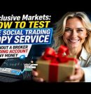 Exclusive Markets Copy trading Service. Do a Free Test without a Broker Account & Zero investment.