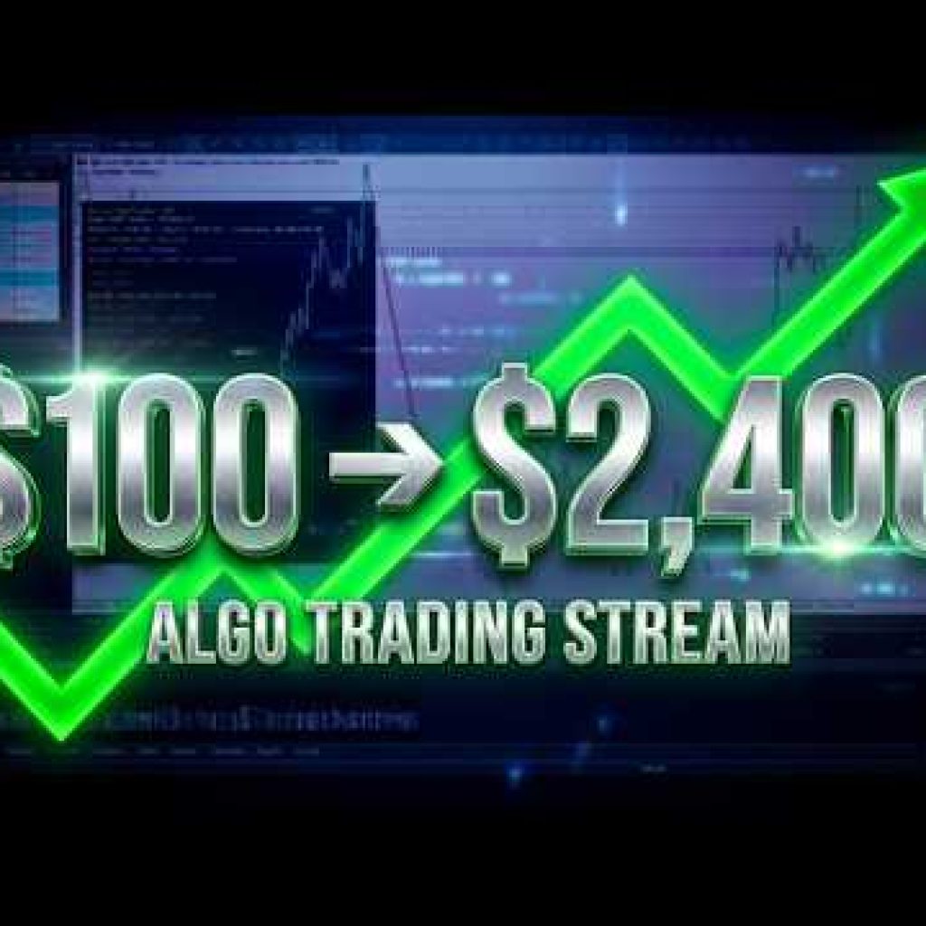 Set & Forget: 100 USD Algo Trading Stream (Forex, Gold, Indices)