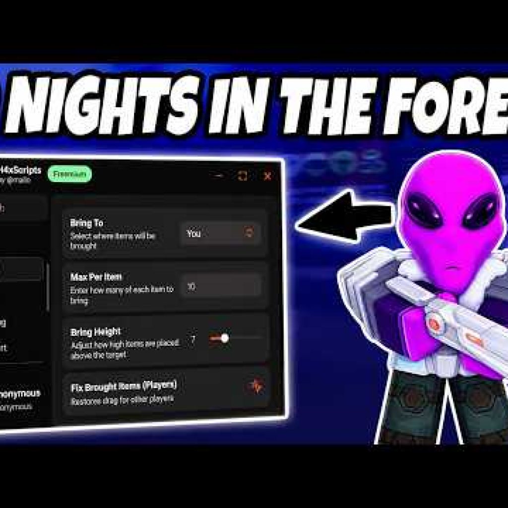 99 Nights In The Forest Script | Auto Farm, Bring Items, God Mode