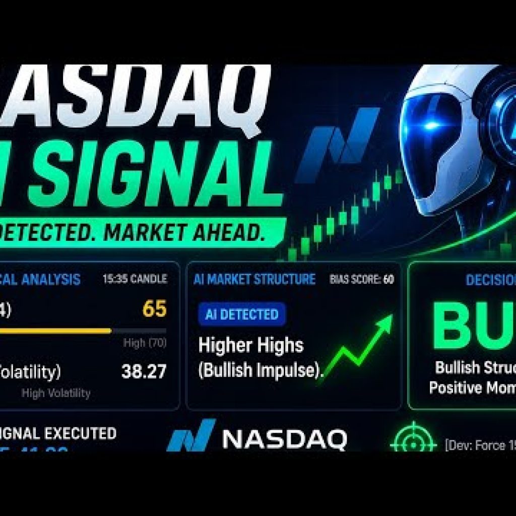 DAY 8. NASDAQ AI Signal Provider – Live Buy Signal Detected! 📉