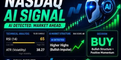 DAY 8. NASDAQ AI Signal Provider – Live Buy Signal Detected! 📉