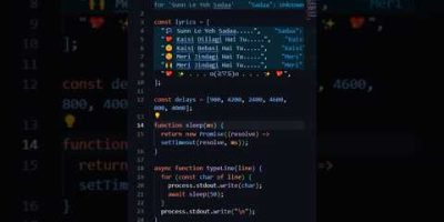 Implement Song Lyrics Display Script with JavaScript #softwareengineer #softwaredeveloper #js#script