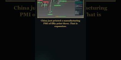 China PMI 50.3. Expansion. Consensus Was 49.5. The Global Growth Thesis Just Got a Catalys #Shorts