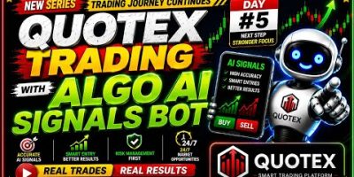 🎯QUOTEX Trade Session | DAY #5 | ALGO AI SIGNALS BOT