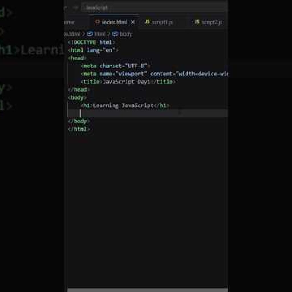 Connect Javascript to html 🤔💻 |Coding html #coding #html #js