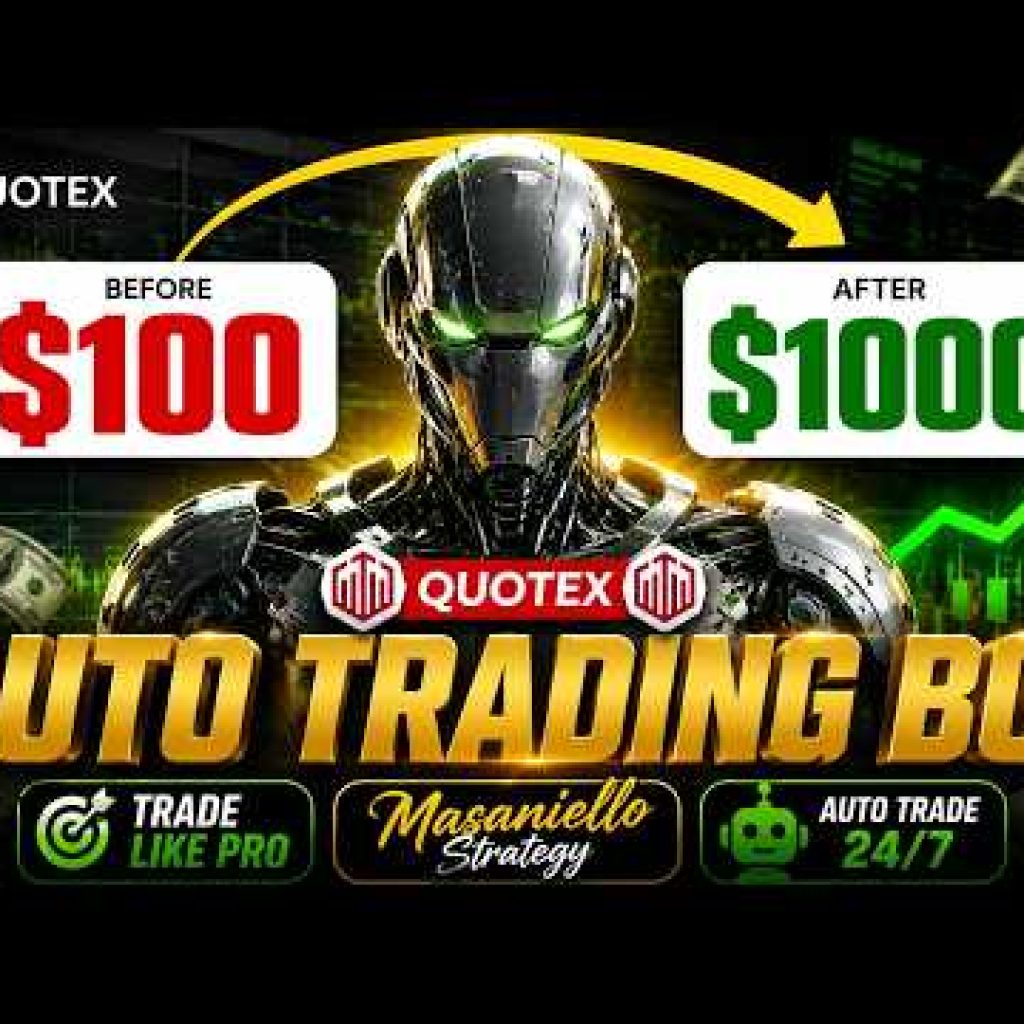 Quotex Auto Trading Bot For Free | Masaniello Money Management | Best Bot For Beginners