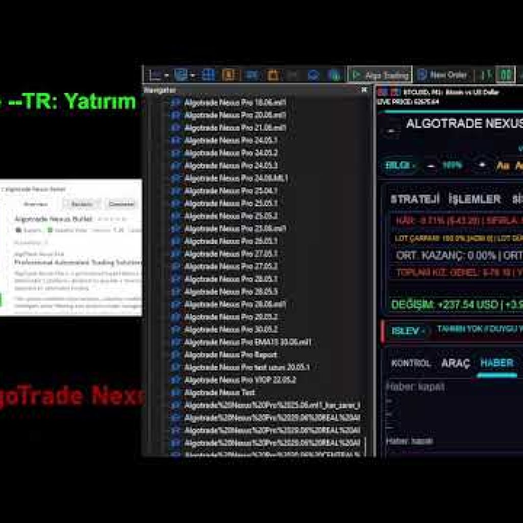 🚀 BITCOIN TRADING BOT LIVE: AlgoTrade Nexus Pro| BTCUSD Automated | No Emotions