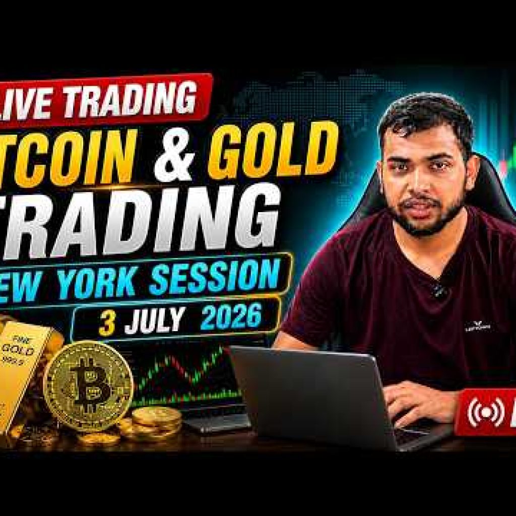 Bitcoin & Gold LIVE Trading 🔴 | Price Action Analysis | 03 July 2026 #bitcoin #gold #livetrading