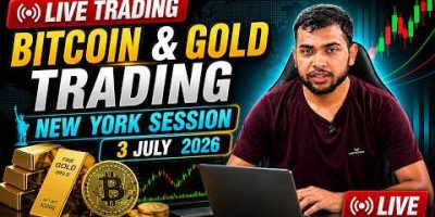 Bitcoin & Gold LIVE Trading ๐ด | Price Action Analysis | 03 July 2026 #bitcoin #gold #livetrading
