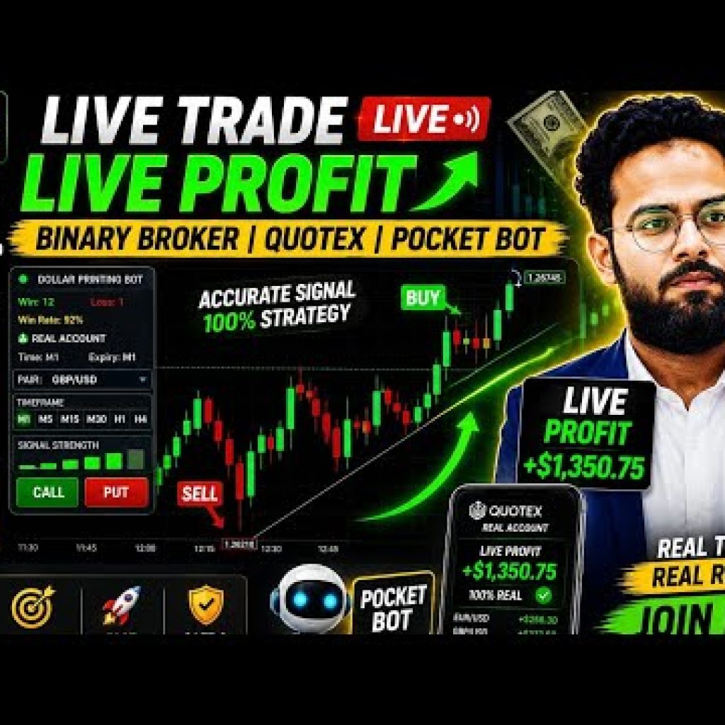 🔴LIVE Quotex Trading + Bot Signals | Live Market Analysis