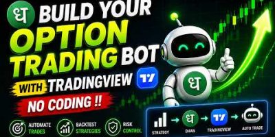 Build Dhan Option Trading Algo Using TradingView | TradingView To Dhan Algo Trading !!