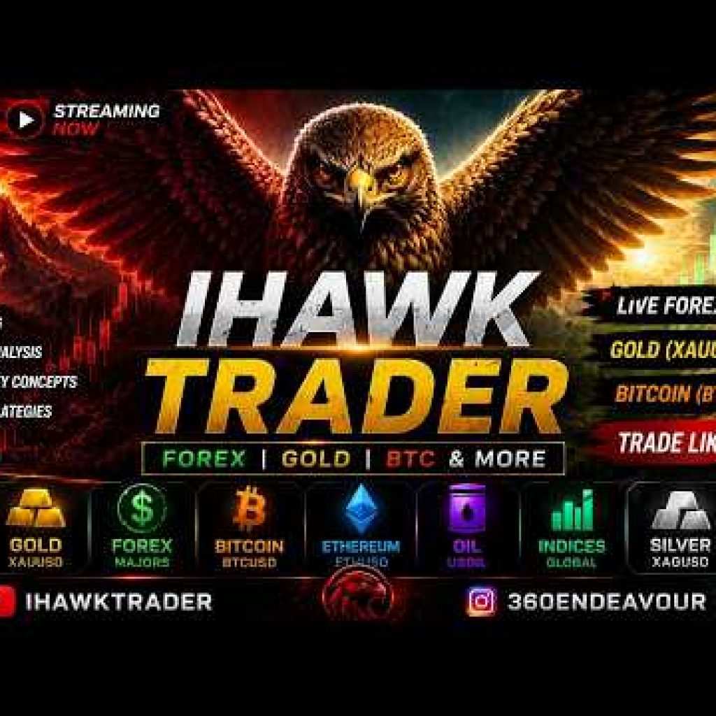 🔴 LIVE Gold Trading Now | XAUUSD Scalping & Forex Market Analysis | BTC Live | IHAWKTRADER