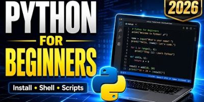Python Programming for Beginners Full Course Introduction to Python, Shell, Scripts & Installation