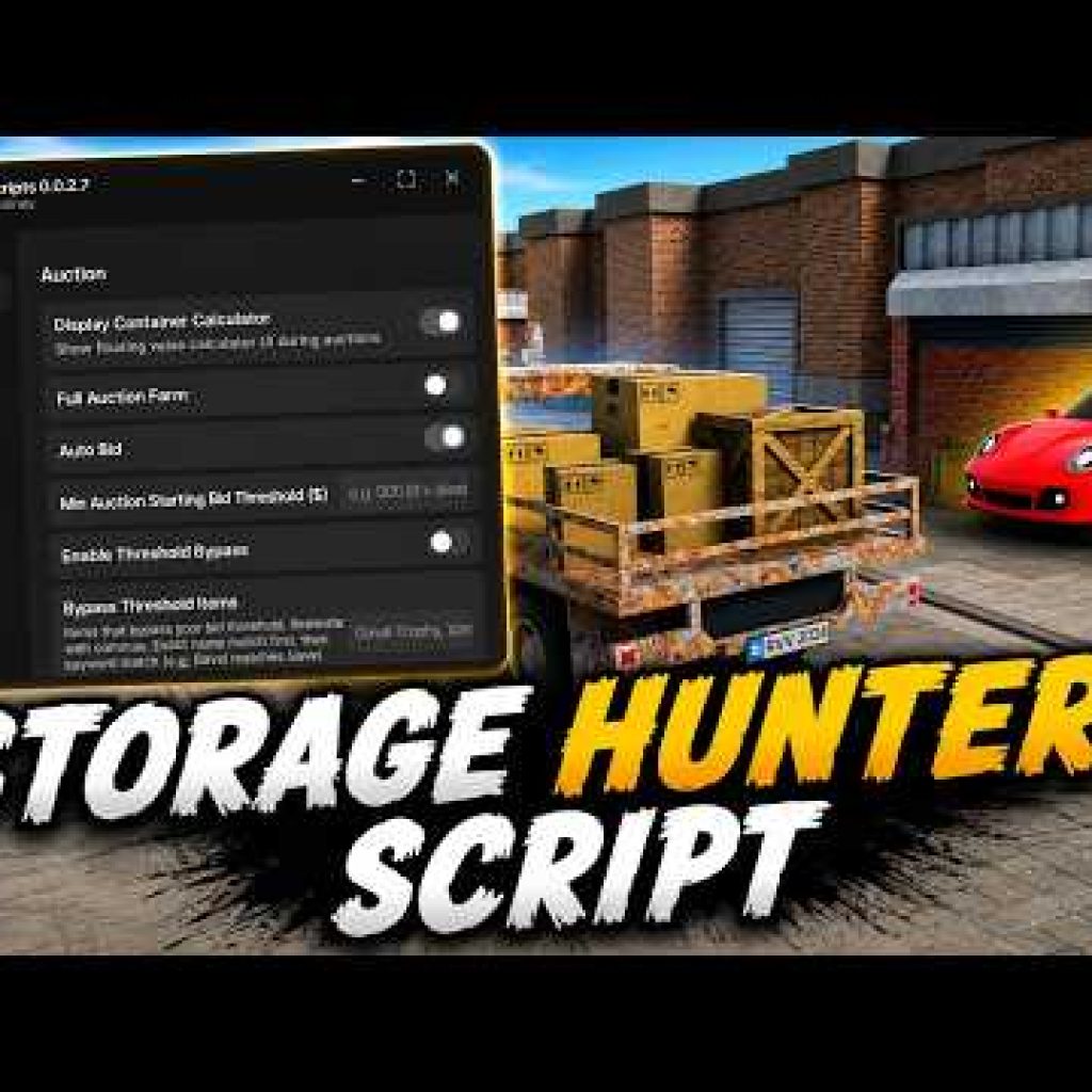NEW Storage Hunters: Open World Script | Auto Bid, Auto Sell, Quicksell | PC & MOBILE