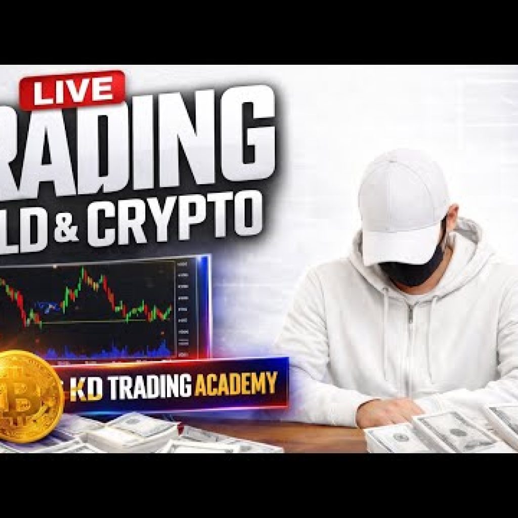 Gold (XAUUSD) & Bitcoin Eth Live Trading π | Scalping & Swing Setups | K D TRADING ACADEMY 8 JUly