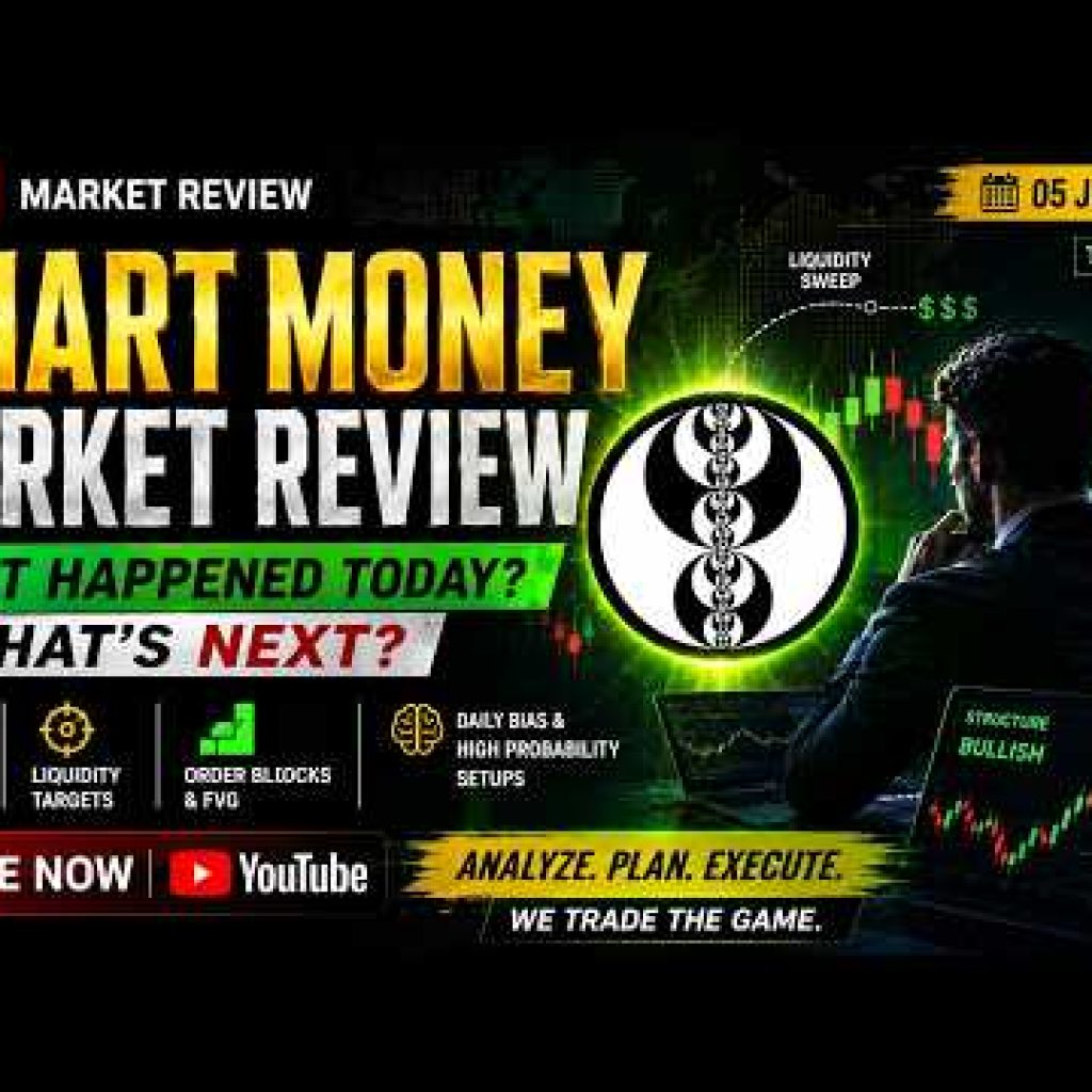Market Review LIVE – What Smart Money Did Today & What’s Next? ​​​Market repeat its cycle evey week
