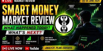 Market Review LIVE – What Smart Money Did Today & What’s Next? ​​​Market repeat its cycle evey week