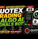 🎯QUOTEX Trade Session | DAY #9| ALGO AI SIGNALS BOT.