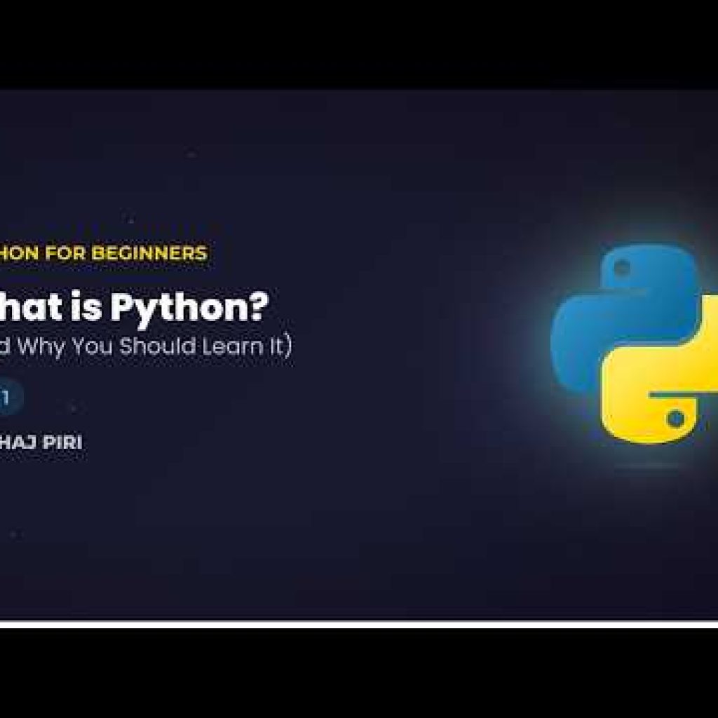 Python For Beginners | EP 1 – What is Python?  | Akshaj Piri