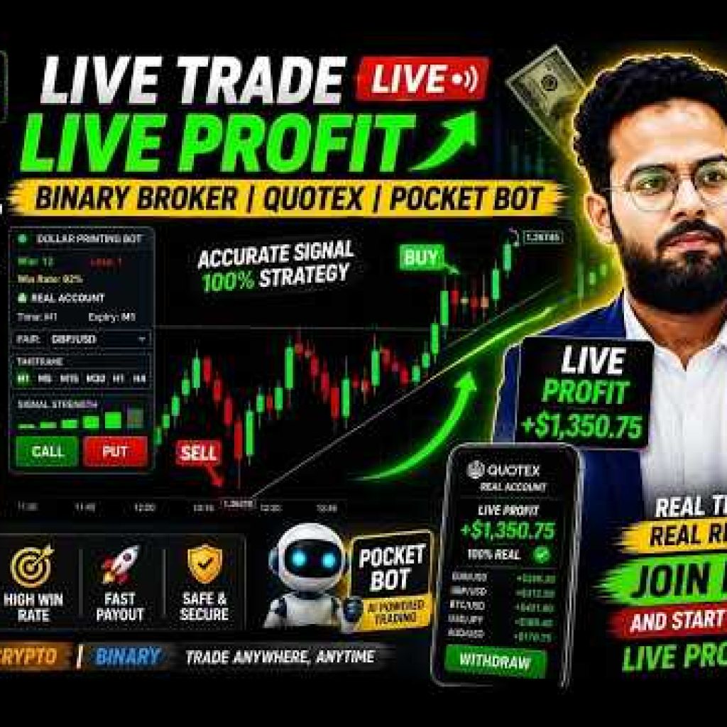 🔴LIVE Quotex Trading + Bot Signals | Live Market Analysis