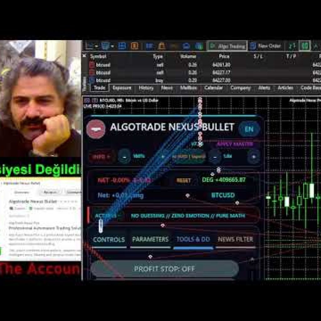 🚀 BITCOIN TRADING BOT LIVE: AlgoTrade Nexus Pro| BTCUSD Automated | No Emotions