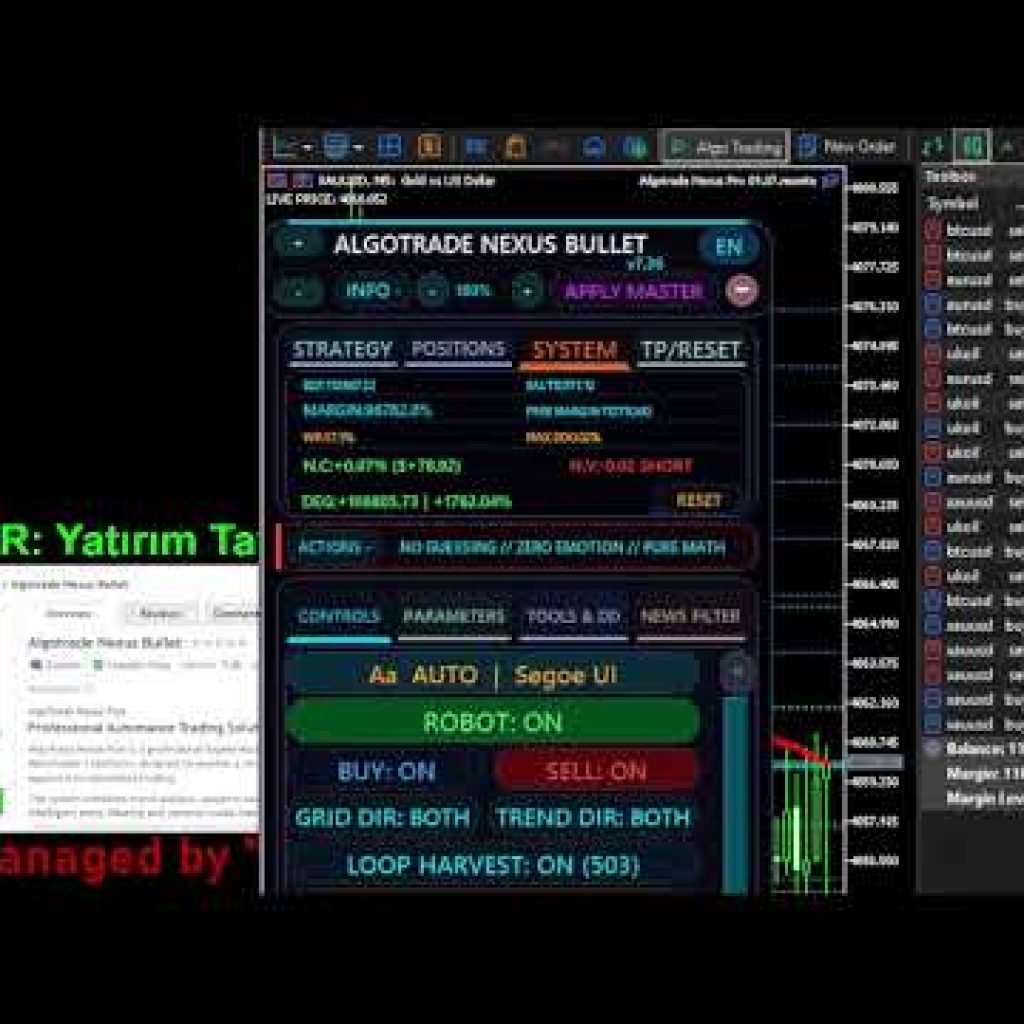 🚀 BITCOIN TRADING BOT LIVE: AlgoTrade Nexus Pro| BTCUSD Automated | No Emotions